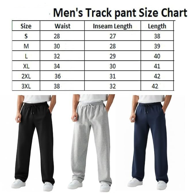 Men's Cotton Baggy Trackpants | Oversized Fit Streetwear & Gym Wear | Comfortable Casual Joggers for Men - Image 5