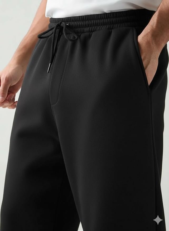 Men's Cotton Baggy Trackpants | Oversized Fit Streetwear & Gym Wear | Comfortable Casual Joggers for Men - Image 3